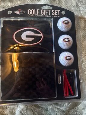 Team Golf Georgia Bulldogs Black & Red Golf Gift Set